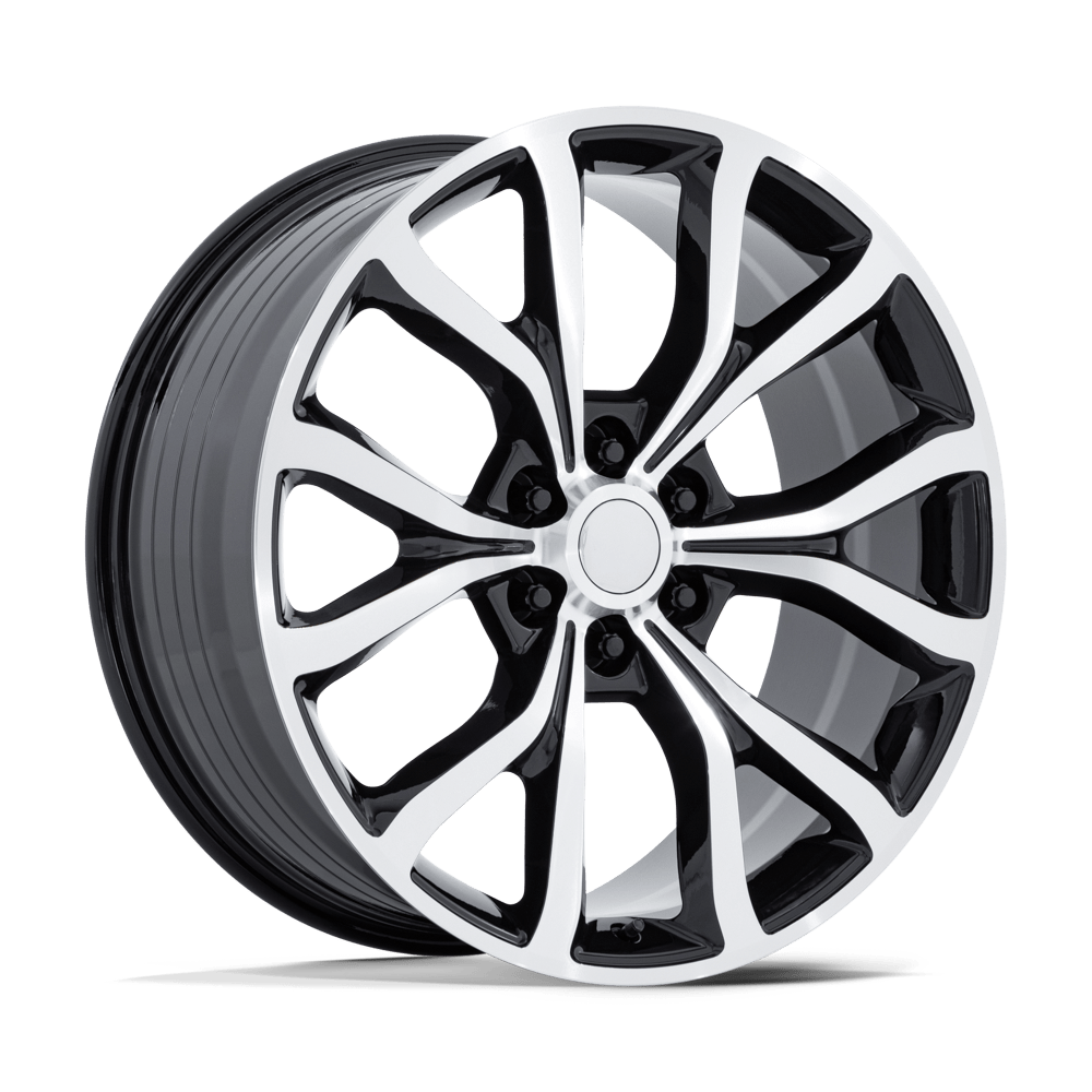 Performance Replicas PR230 22x9.5 Gloss Black W/ Machined Face 6x135 44mm