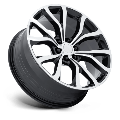 Performance Replicas PR230 22x9.5 Gloss Black W/ Machined Face 6x135 44mm