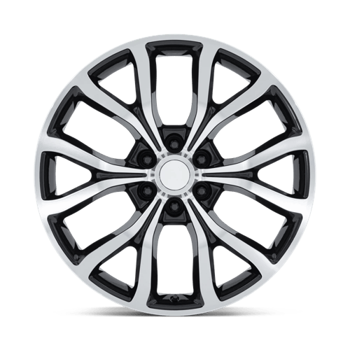 Performance Replicas PR230 22x9.5 Gloss Black W/ Machined Face 6x135 44mm