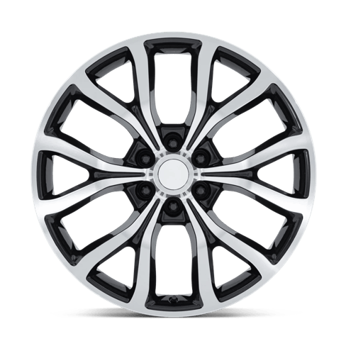 Performance Replicas PR230 22x9.5 Gloss Black W/ Machined Face 6x135 44mm