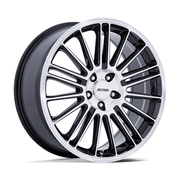 Petrol PE001 P1D 18x8 Gloss Black W/ Machined Face 5x114.3 40mm