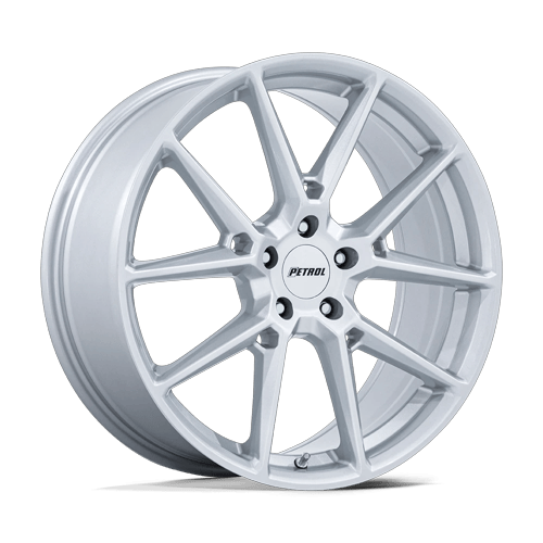 Petrol PE002 P1E 17x8 Gloss Silver 5x114.3 40mm