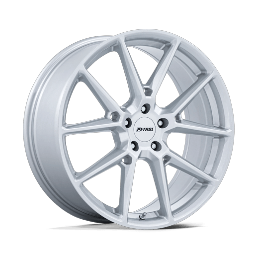 Petrol PE002 P1E 19x8 Gloss Silver 5x114.3 40mm