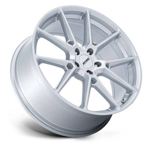 Petrol PE002 P1E 19x8 Gloss Silver 5x114.3 40mm