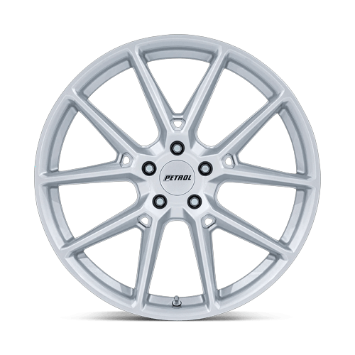 Petrol PE002 P1E 17x8 Gloss Silver 5x114.3 40mm