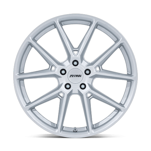 Petrol PE002 P1E 20x8.5 Gloss Silver 5x114.3 40mm