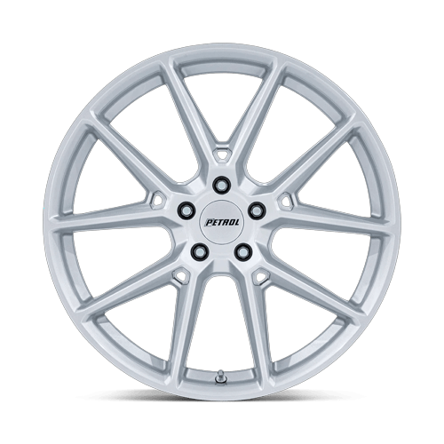 Petrol PE002 P1E 20x8.5 Gloss Silver 5x114.3 40mm