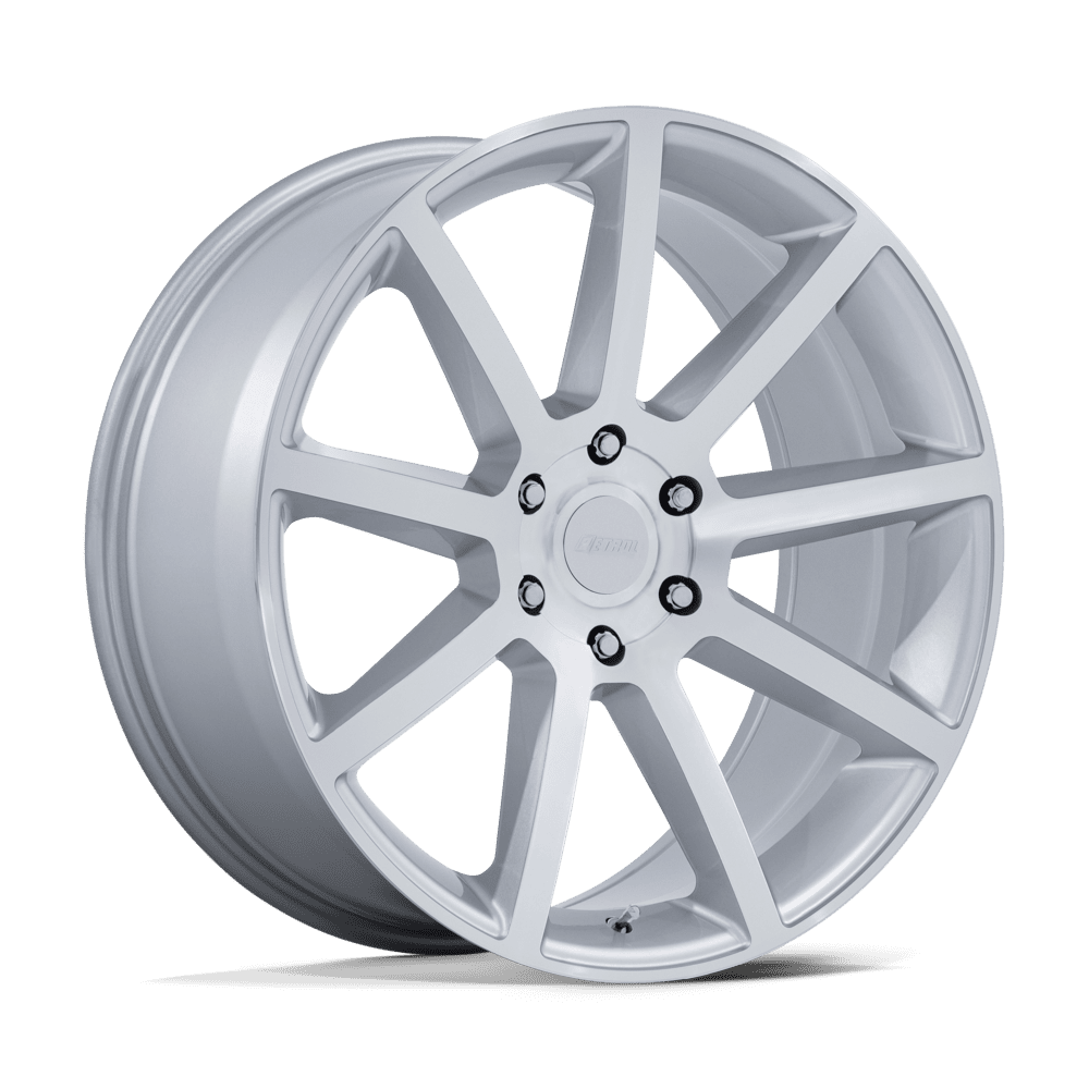 Petrol PE007 P6E 20x9.5 Gloss Silver W/ Machined Face 6x135 30mm