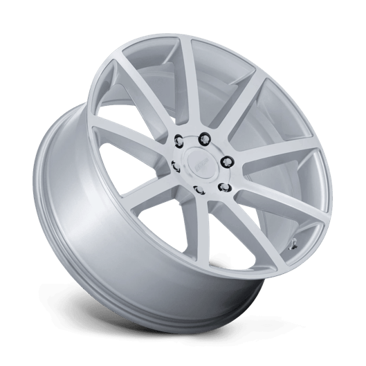 Petrol PE007 P6E 20x9.5 Gloss Silver W/ Machined Face 6x135 30mm