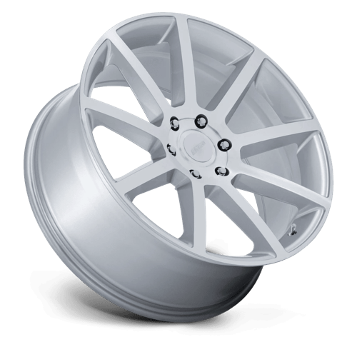 Petrol PE007 P6E 22x9.5 Gloss Silver W/ Machined Face 6x135 30mm
