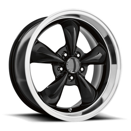 Performance Replicas PR106 18x10 Gloss Black W/ Machined Lip 5x114.3 45mm