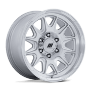 Pro Comp Alloys PA200 PULSE 17x8 Gloss Silver W/ Machined Face 6x135 20mm