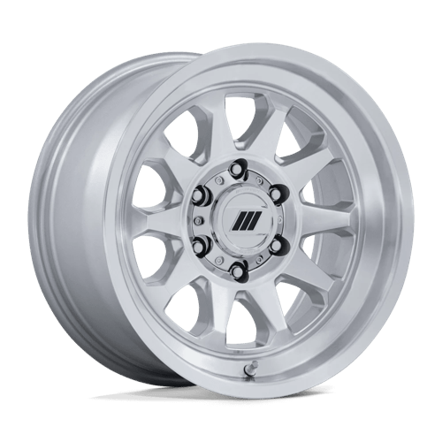 Pro Comp Alloys PA203 BEACON 17x8 Gloss Silver W/ Machined Face 6x135 20mm