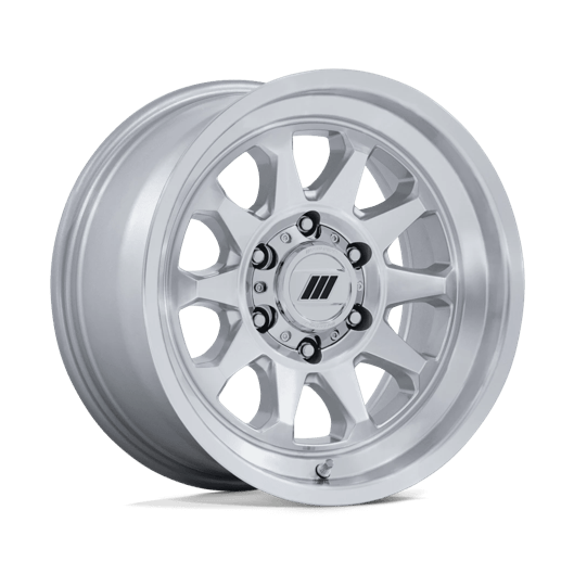 Pro Comp Alloys PA203 BEACON 17x8 Gloss Silver W/ Machined Face 6x135 20mm
