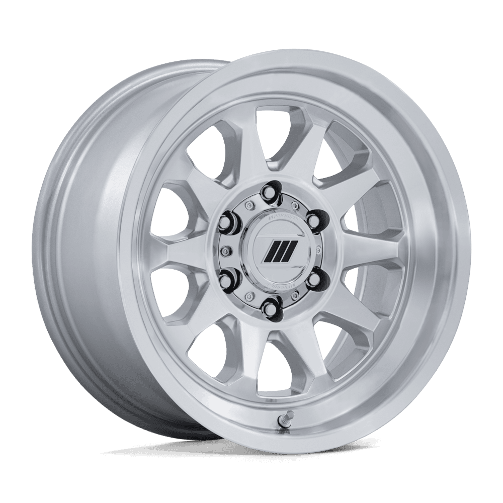 Pro Comp Alloys PA203 BEACON 17x8 Gloss Silver W/ Machined Face 6x135 20mm