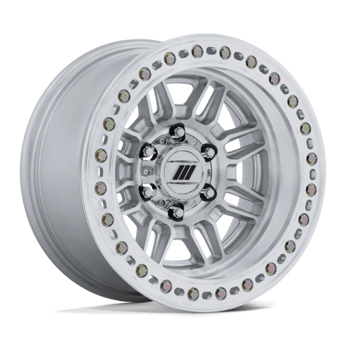 Pro Comp Alloys PA208 EQUALIZER BL 17x9 Gloss Silver W/ Machined Face 6x135 1mm