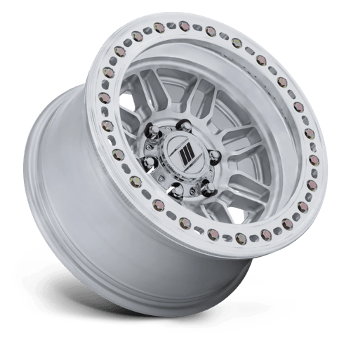 Pro Comp Alloys PA208 EQUALIZER BL 17x9 Gloss Silver W/ Machined Face 6x135 1mm