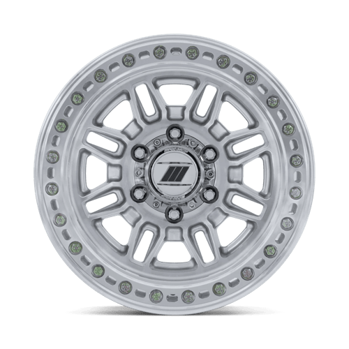 Pro Comp Alloys PA208 EQUALIZER BL 17x9 Gloss Silver W/ Machined Face 6x135 1mm