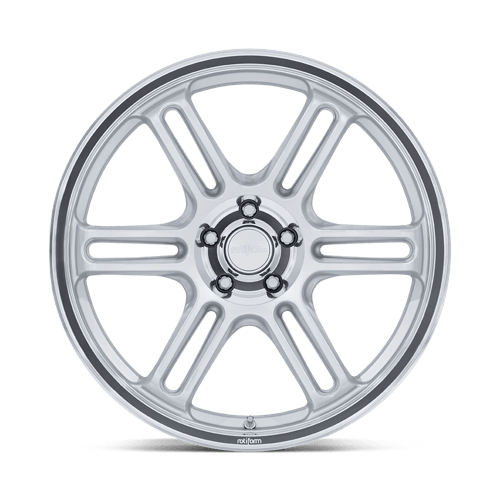 Rotiform RC209 RPS 18x9.5 Matte Silver W/ Diamond Cut Li 5x114.3 25mm