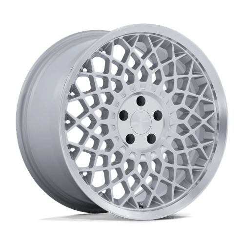 Rotiform RC212 CJJ 18x10.5 Gloss Silver W/ Machined Lip 5x114.3 35mm