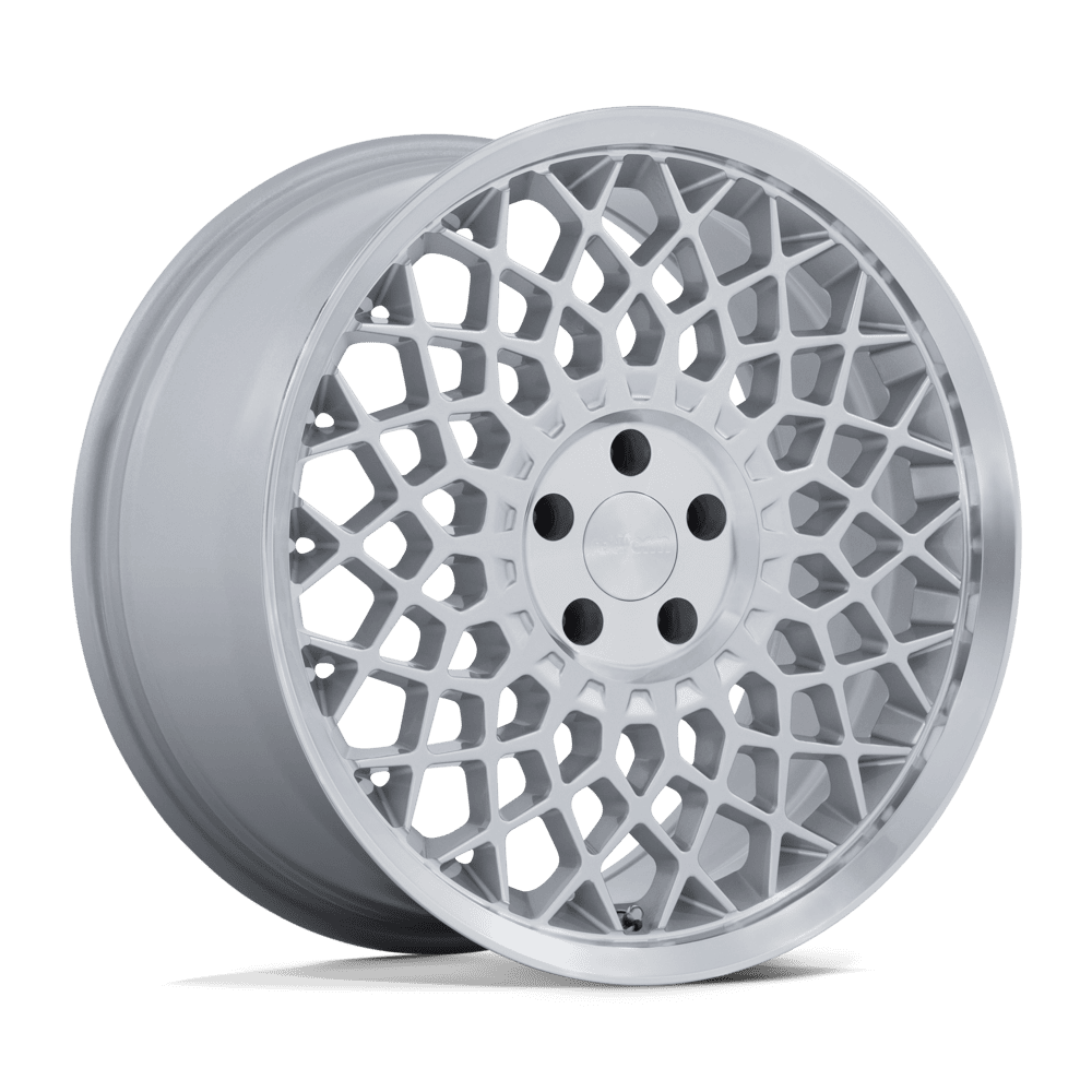 Rotiform RC212 CJJ 18x10.5 Gloss Silver W/ Machined Lip 5x114.3 35mm