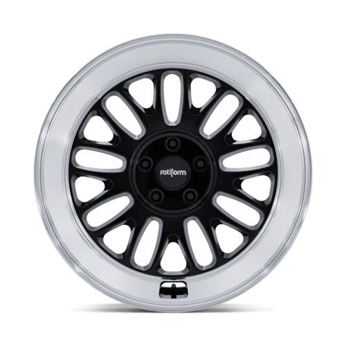 Rotiform RC214 SCP 19x11 Gloss Black W/ Diamond Cut Lip 5x114.3 50mm