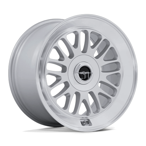 Rotiform RC214 SCP 19x11 Gloss Silver W Diamond Cut Lip 5x114.3 50mm
