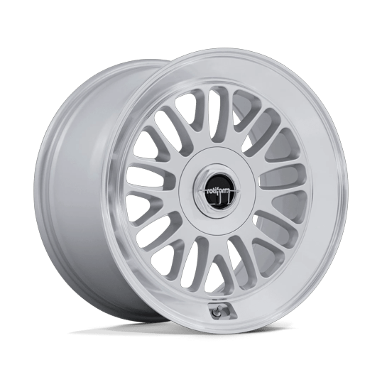 Rotiform RC214 SCP 19x8.5 Gloss Silver W Diamond Cut Lip 5x114.3 35mm