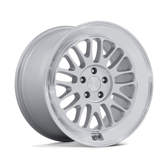 Rotiform RC214 SCP 18x9.5 Gloss Silver W Diamond Cut Lip 5x114.3 38mm