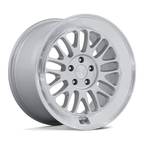 Rotiform RC214 SCP 18x8.5 Gloss Silver W Diamond Cut Lip 5x114.3 35mm