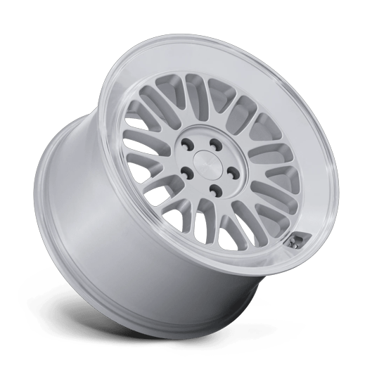 Rotiform RC214 SCP 18x9.5 Gloss Silver W Diamond Cut Lip 5x114.3 25mm