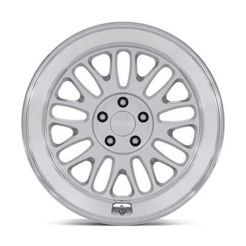 Rotiform RC214 SCP 18x10.5 Gloss Silver W Diamond Cut Lip 5x114.3 35mm