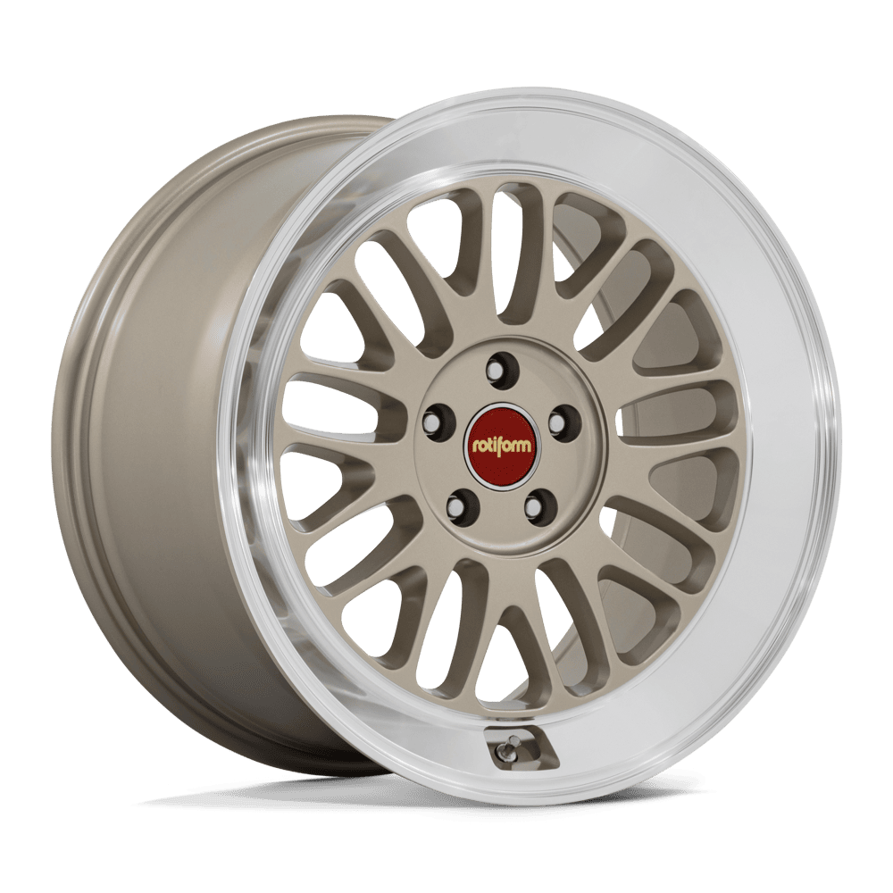 Rotiform RC214 SCP 19x8.5 Matte Gold W/ Diamond Cut Lip 5x114.3 35mm