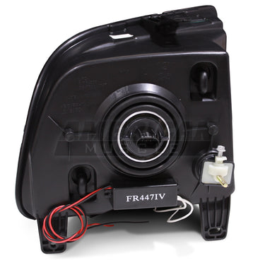 Raxiom 05-09 Ford Mustang GT V6 Axial Series CCFL Halo Projector Headlight- Blk Housing (Smkd Lens)