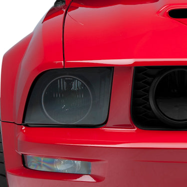 Raxiom 05-09 Ford Mustang GT V6 Axial Series CCFL Halo Projector Headlight- Blk Housing (Smkd Lens)
