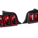 Raxiom 05-09 Ford Mustang Gen5 Tail Lights- Black Housing (Smoked Lens)