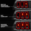 Raxiom 05-09 Ford Mustang Gen5 Tail Lights- Black Housing (Smoked Lens)