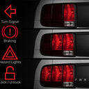 Raxiom 05-09 Ford Mustang Sequential Tail Light Kit (Plug-and-Play)