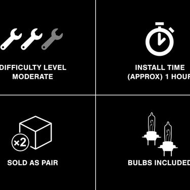 Raxiom 05-09 Ford Mustang w/ Halogen LED Halo Prjctr Headlights-Blk Hsng(Smoked Lens Exclude GT500)