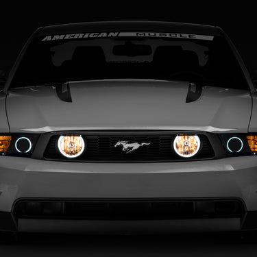 Raxiom 05-12 Ford Mustang GT LED Halo Fog Lights (Chrome)