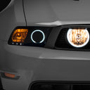 Raxiom 05-12 Ford Mustang GT LED Halo Fog Lights (Chrome)