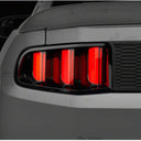 Raxiom 10-12 Ford Mustang Vector V2 LED Tail Lights - Gloss Black Housing (Clear Lens)