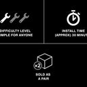 Raxiom 10-12 Ford Mustang Vector V2 LED Tail Lights - Gloss Black Housing (Clear Lens)