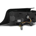 Raxiom 10-12 Ford Mustang Vector V2 LED Tail Lights - Gloss Black Housing (Clear Lens)