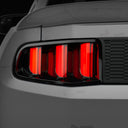 Raxiom 10-12 Ford Mustang Vector V2 LED Tail Lights - Gloss Black Housing (Clear Lens)