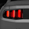 Raxiom 10-12 Ford Mustang Vector V2 LED Tail Lights - Gloss Black Housing (Clear Lens)