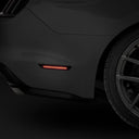 Raxiom 15-22 Ford Mustang Axial Series LED Side Marker Lights Rear (Smoked)