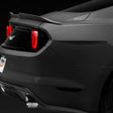 Raxiom 15-22 Ford Mustang Halo LED Tail Lights - Gloss Black Housing (Smoked Lens)