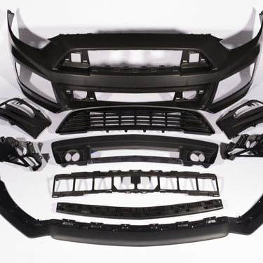 Roush 2015-2017 Ford Mustang Complete Unpainted Front Fascia Kit (w/o Collision Detection & ACC)