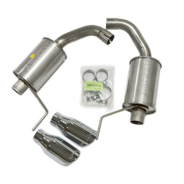 Roush 2015-2024 Ford Mustang 3.7L/2.3L V6/I4 Exhaust Kit w/ Round Tips